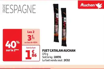 Auchan FUET CATALAN AUCHAN offre