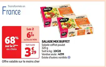 Auchan SALADE MIX BUFFET offre