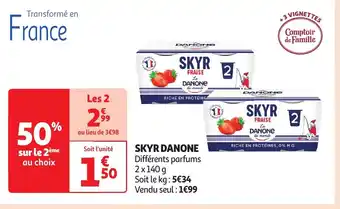 Auchan SKYR DANONE offre