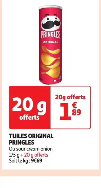 Auchan TUILES ORIGINAL PRINGLES offre