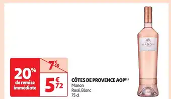 Auchan CÔTES DE PROVENCE AOP offre
