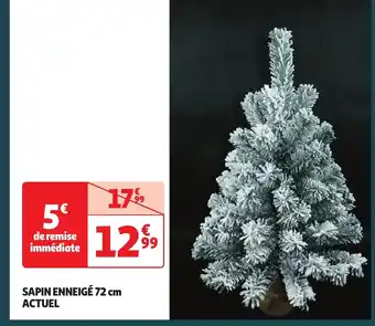Auchan SAPIN ENNEIGÉ 72 cm ACTUEL offre