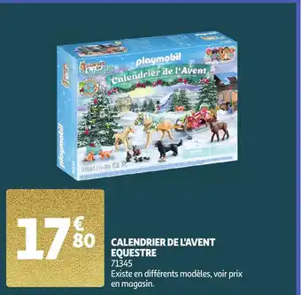 Auchan CALENDRIER DE L'AVENT EQUESTRE offre