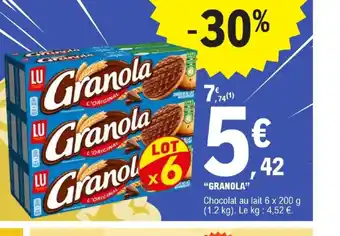 E.Leclerc "GRANOLA" offre