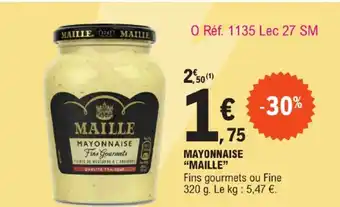 E.Leclerc MAYONNAISE "MAILLE" offre