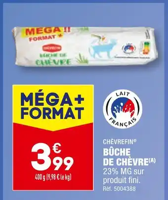 ALDI Chèvrefin bûche de chèvre offre