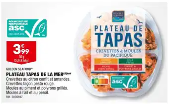 ALDI Golden seafood plateau tapas de la mer offre