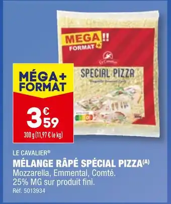 ALDI Le cavalier mélange râpé spécial pizza offre