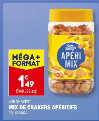 ALDI Sun snacks mix de crakers apéritifs offre