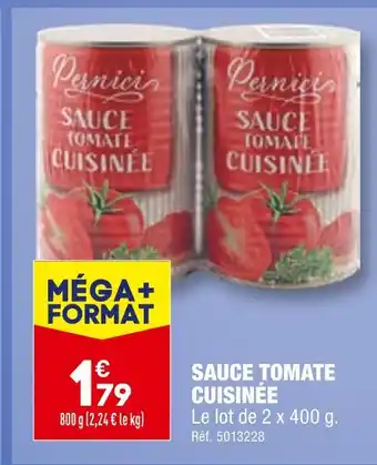 ALDI Pernici sauce tomate cuisinée offre