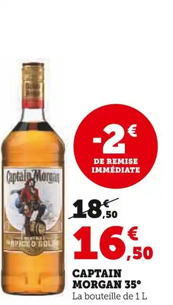 U Express Captain morgan captain morgan 35° offre