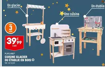 ALDI Playland cuisine glacier ou établie en bois offre