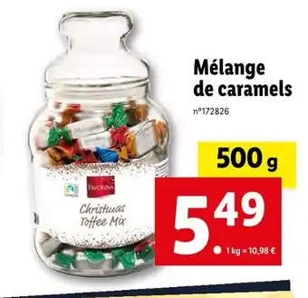 Lidl Favorina mélange de caramels offre