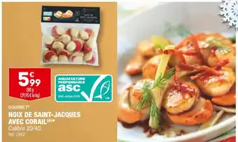 ALDI Gourmet noix de saint-jacques avec corail offre
