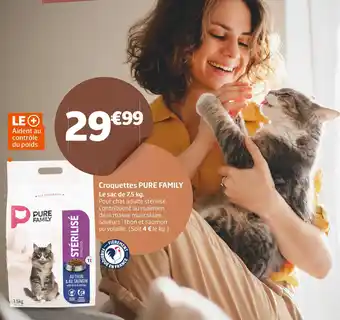 Jardiland Pure family croquettes offre