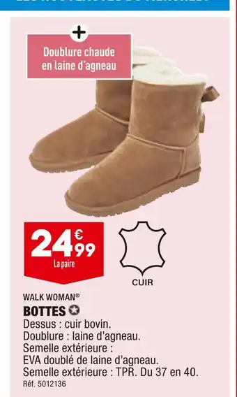 ALDI Walk woman bottes offre