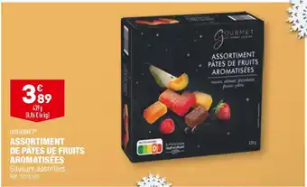 ALDI Gourmet assortiment de pâtes de fruits aromatisées offre