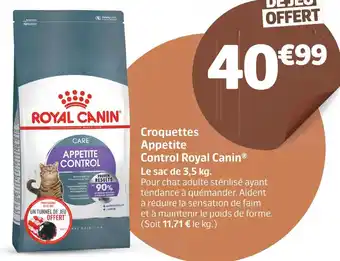 Jardiland Royal canin croquettes appetite control offre