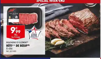 ALDI Boucherie st-clément rôti de bœuf offre