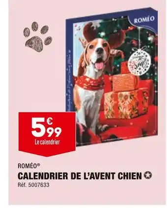 ALDI Roméo calendrier de l’avent chien offre
