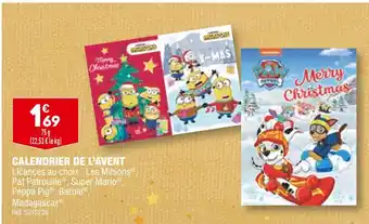 ALDI Calendrier de l’avent offre
