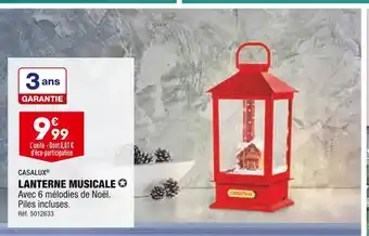 Casalux lanterne musicale
