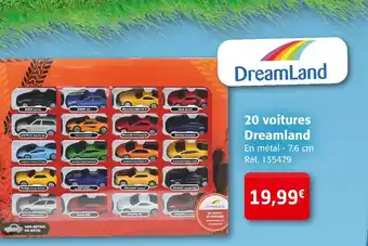 Colruyt Dreamland 20 voitures offre