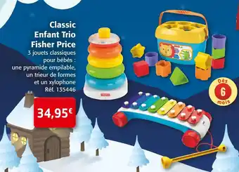 Colruyt Fisher price classic enfant trio offre