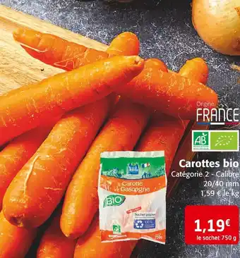 Colruyt Carottes bio offre