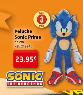 Colruyt Sonic the hedgehog peluche sonic prime offre