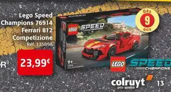 Colruyt Lego lego speed champions 76914 ferrari 812 competizione offre