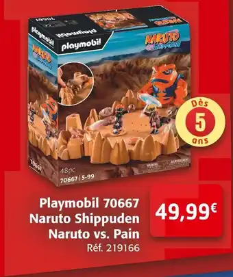Colruyt Playmobil playmobil 70667 naruto shippuden naruto vs. pain offre