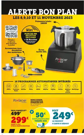 Super U Powerchef robot cuiseur multifonction powerchef max offre