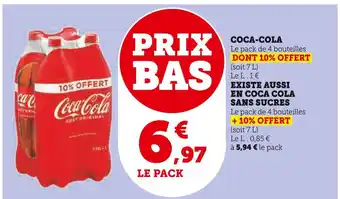 Super U Coca-cola coca-cola offre