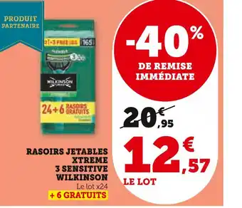 Wilkinson rasoirs jetables xtreme 3 sensitive