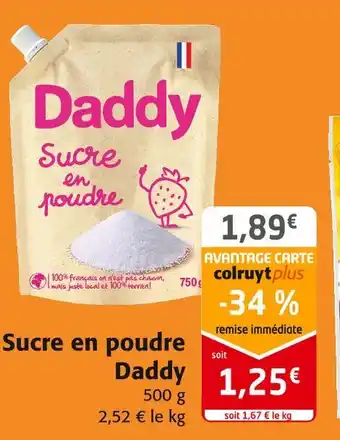 Colruyt Daddy sucre en poudre offre