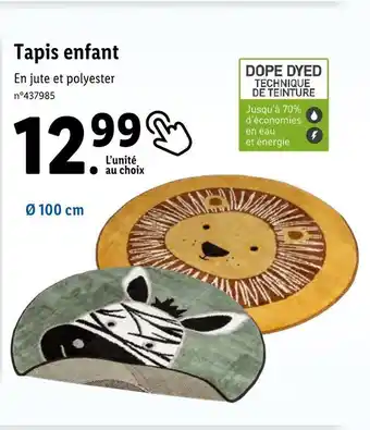 Lidl Tapis enfant offre