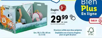 Lidl Étagère offre