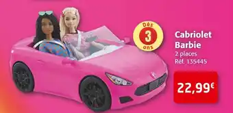 Barbie cabriolet