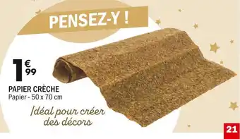 La Foir'Fouille Papier crèche offre