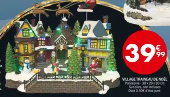 La Foir'Fouille Village traineau de noël offre