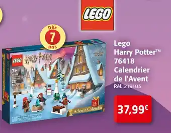 Colruyt Lego harry potter 76418 calendrier de l'avent offre