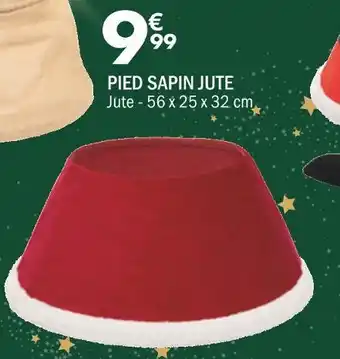 La Foir'Fouille Pied sapin jute offre