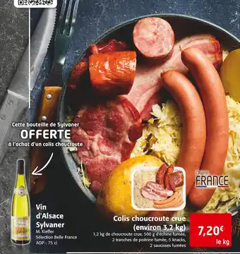 Colruyt Colis choucroute crue (environ 3,2 kg) offre