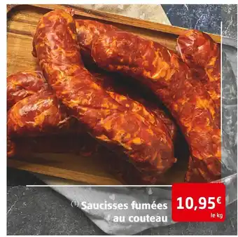 Colruyt Saucisses fumées au couteau offre