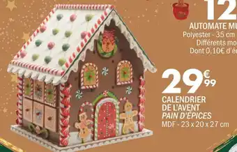 La Foir'Fouille Calendrier de l’avent pain d’épices offre