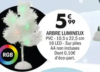 La Foir'Fouille Arbre lumineux offre
