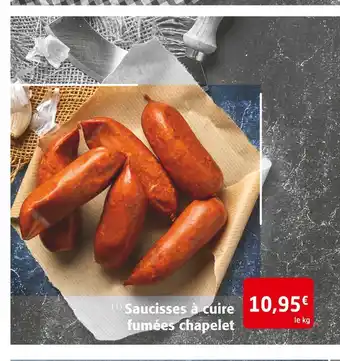 Colruyt Saucisses à cuire fumées chapelet offre