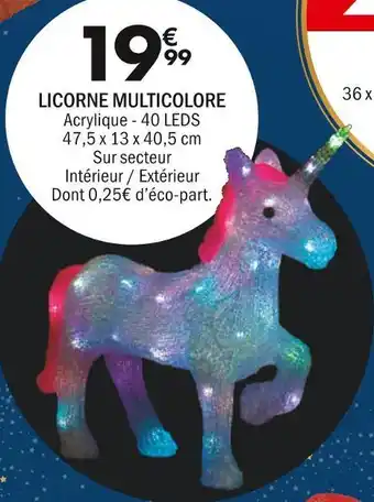 La Foir'Fouille Licorne multicolore offre