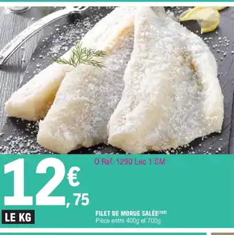 E.Leclerc FILET DE MORUE SALÉE offre